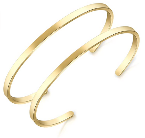18K Gold Plated Cuff Bracelet