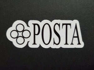 "Iconic logo I" stickers by POSTA designs