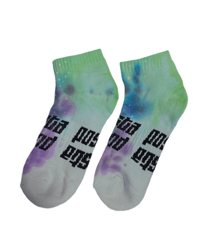 Galaxy “Tetris” Ankle Socks