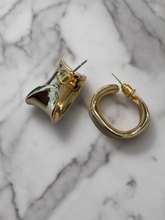 Load image into Gallery viewer, “Salma” Gold Hoop Earrings