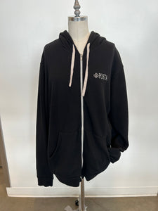 “M.O.E” zip up hoodie POSTA