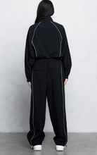 Load image into Gallery viewer, “Mastery” Zip-Up Tracksuit Set w/ Reflective Piping Trim